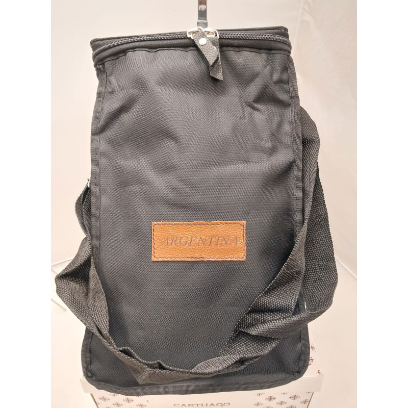 Porta termos con tapa cordura negro