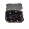 Porta botellas 6 divisiones con correa corcho