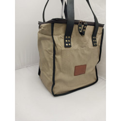 Porta botellas 6 divisiones sintético beige