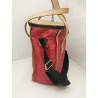 Porta botellas 4 divisiones con correa sintético rojo