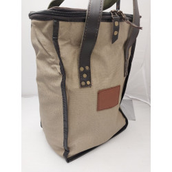 Porta botellas 4 divisiones sintético beige
