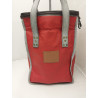 Porta botellas 4 divisiones sintético rojo