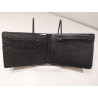 Billetera de hombre simple al corte color negro