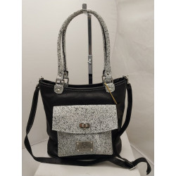 Cartera Allegra cuero negro...