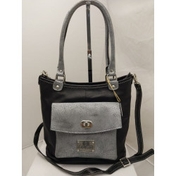 Cartera Allegra cuero negro...