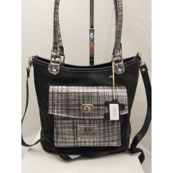 Cartera Allegra cuero negro...