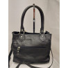 Cartera Leticia cuero negro