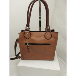 Cartera Leticia cuero suela y marrón