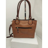 Cartera Leticia cuero suela y marrón