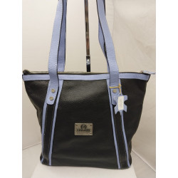 Cartera Alessia cuero negro...