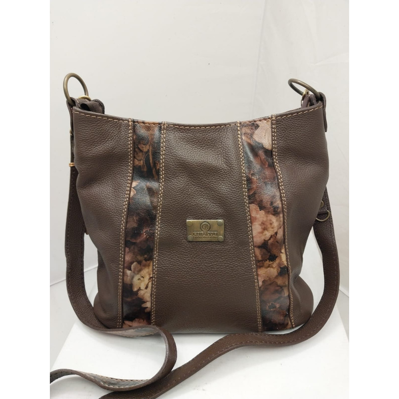 Cartera Uxia color marrón combinado
