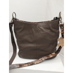 Cartera Uxia color marrón combinado