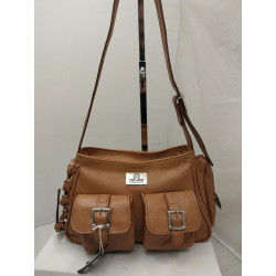 Cartera Atenea cuero graneado suela