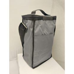 Porta termos con tapa en cordura gris