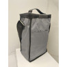 Porta termos con tapa en cordura gris