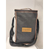 Porta termos con tapa en cordura gris