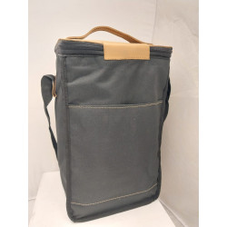 Porta termos con tapa en cordura negro