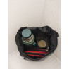 Porta termos con tapa en cordura rojo