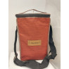 Porta termos con tapa en cordura rojo