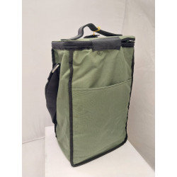 Porta termos con tapa en cordura verde
