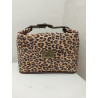 Neceser cuero color animal print