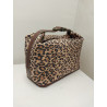 Neceser cuero color animal print