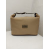 Neceser cuero graneado beige