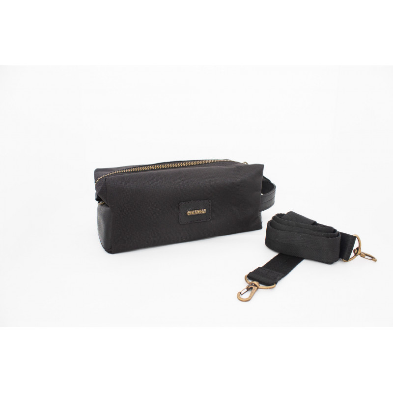 Neceser Sport cuero negro
